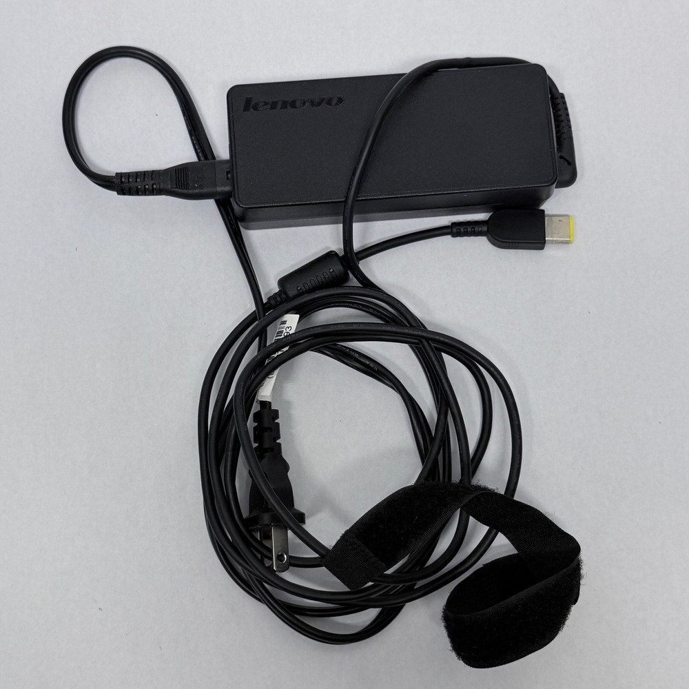 Lenovo 90W 20V AC Adapter Laptop Charger ADLX90NCC2A Slim Tip 45N0251 Black